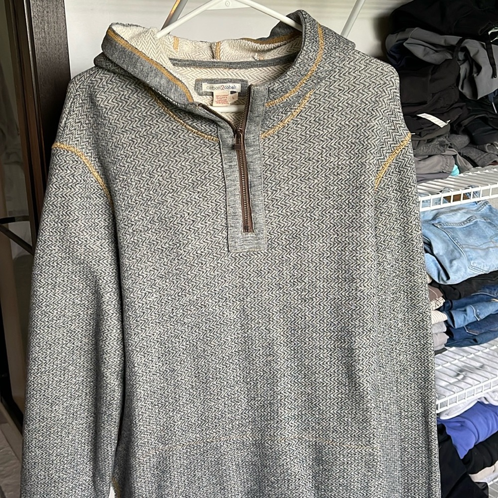 Carbon2cobalt men’s sweater hoodie
